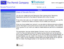 Tablet Screenshot of nevadapermits.com